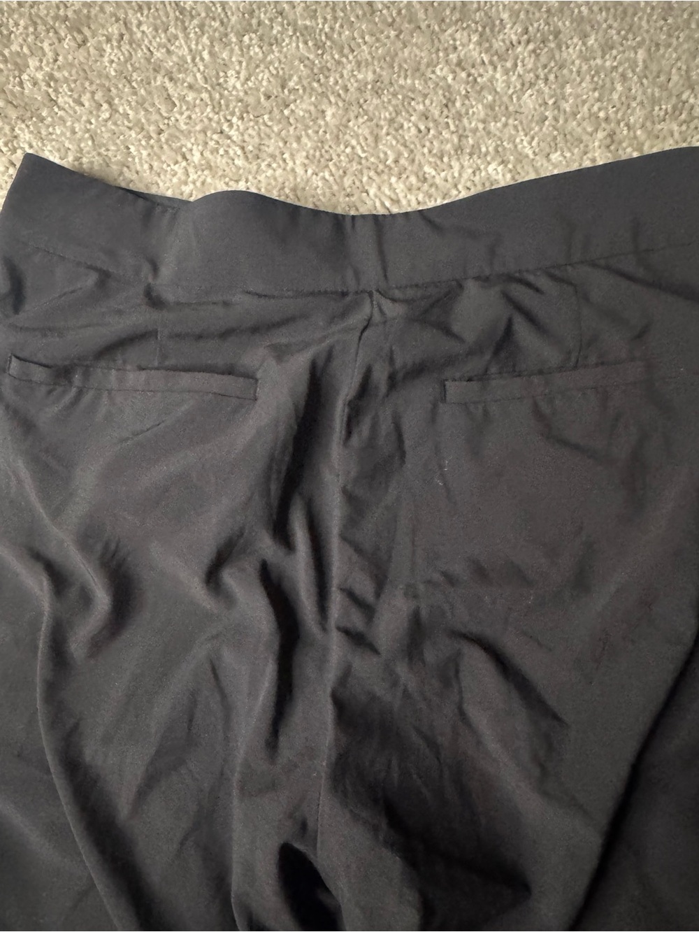 Athleta Black Wide-Leg Ankle Crop Pants - Picture 3 of 10